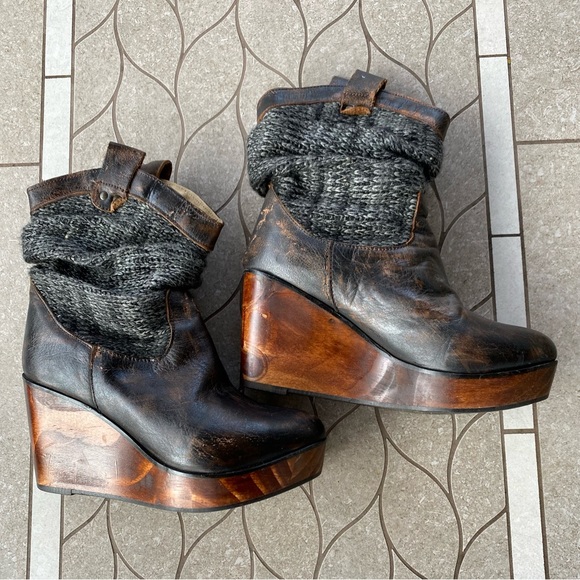 EUC Bed Stu Bruges Slouch Platform Boots - Picture 5 of 6